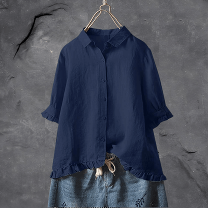 Lia | Bavlněná košile Casual Chic