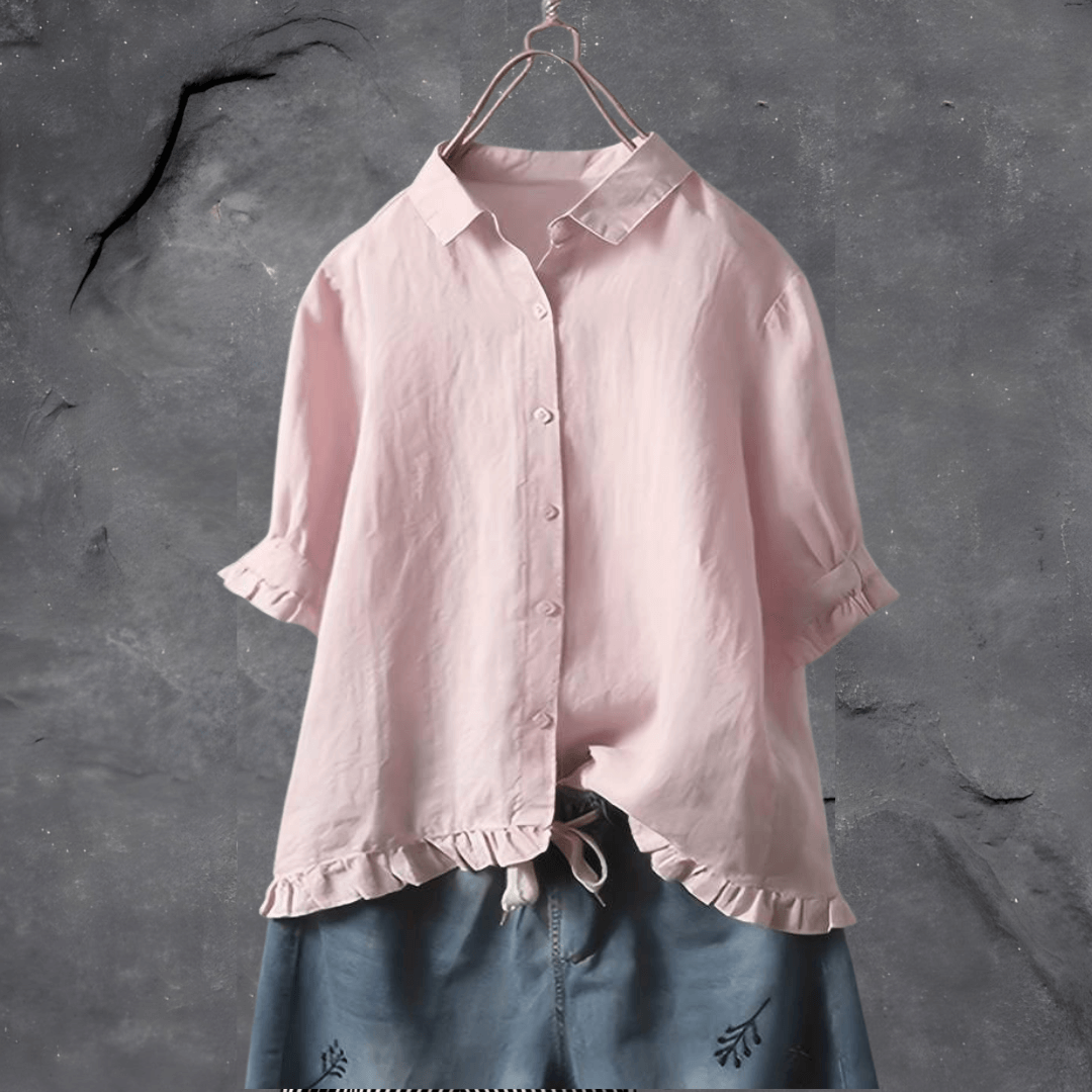 Lia | Bavlněná košile Casual Chic