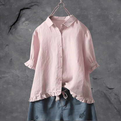 Lia | Bavlněná košile Casual Chic
