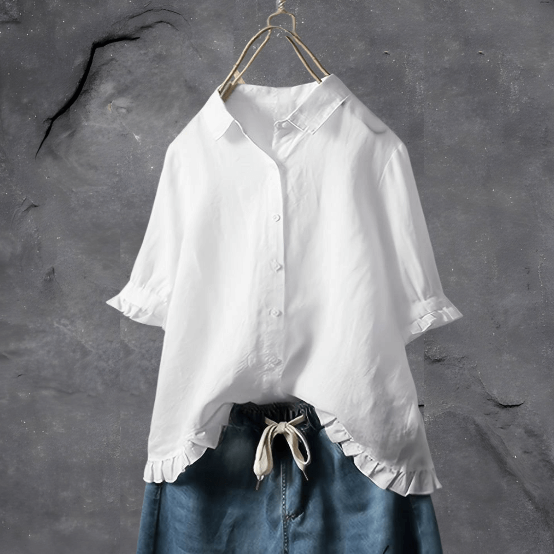 Lia | Bavlněná košile Casual Chic