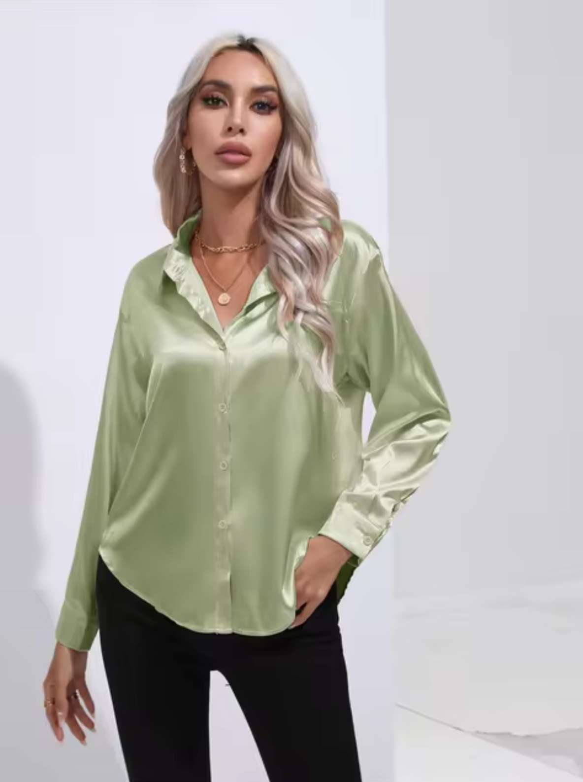 Eline | Luxusní halenka s dlouhými rukávy