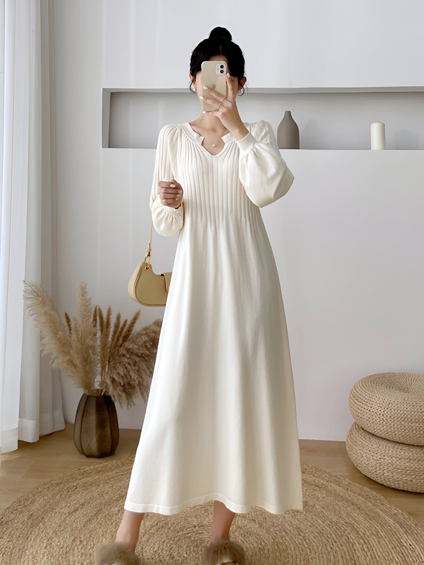 Leah | Elegantní pletené šaty bez námahy