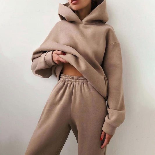 DALIA - OVERSIZED JOGGINGOVÝ OBLEK S VYSOKÝM PASEM