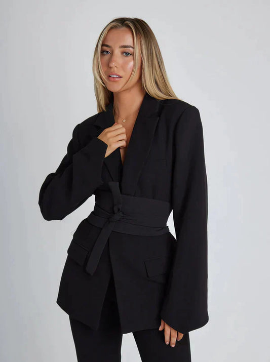 Krizza | Elegantní dámský blejzr s elegantním a pohodlným páskem