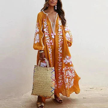 Bridgett - Oversized šaty s vintage potiskem