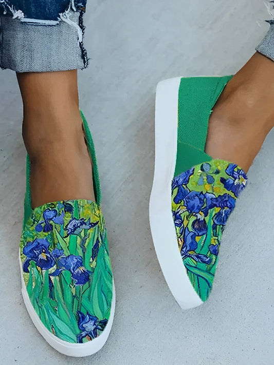 Van Gogh Irises Tisk Plátno sko
