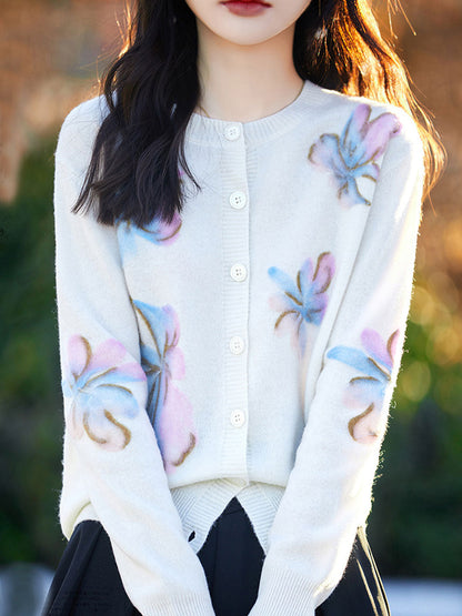 Vesta Emely | Vesta Bloemenprint Gebreid