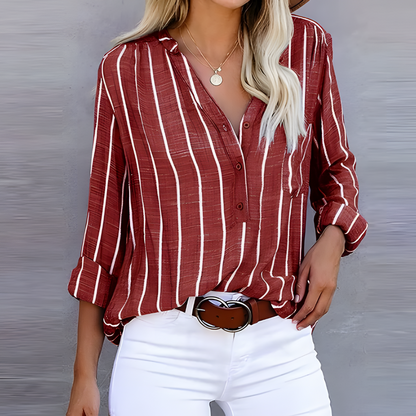 Jantien | Trendy pruhovaná dámská halenka