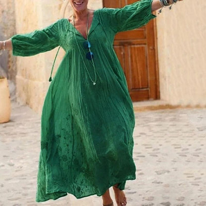 Celine - Dlouhé, volné letní šaty