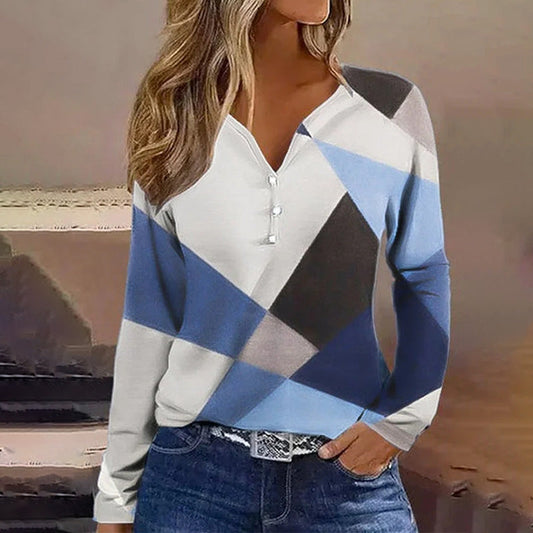 CECILIA | Stylová halenka s barevnými bloky
