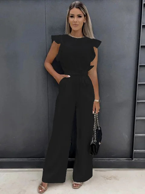 Fleur | Elegantní kombinéza se širokými nohavicemi