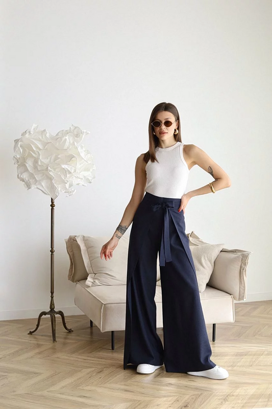 Acantha - Elegantní široké kalhoty pro ženy