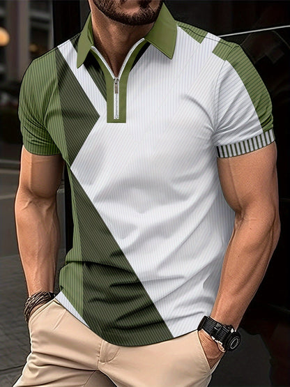 Košile Aris | Golfová košile Regular Fit Colour Block