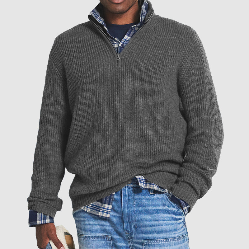 Xylas Trui | Heren kasjmier casual trui