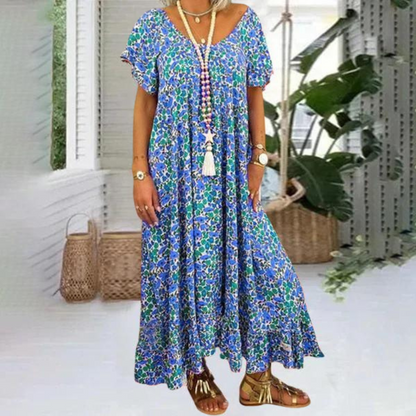 Klasické dlouhé šaty v boho stylu.