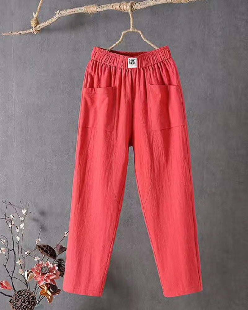 Stylové a elegantní celkové kalhoty