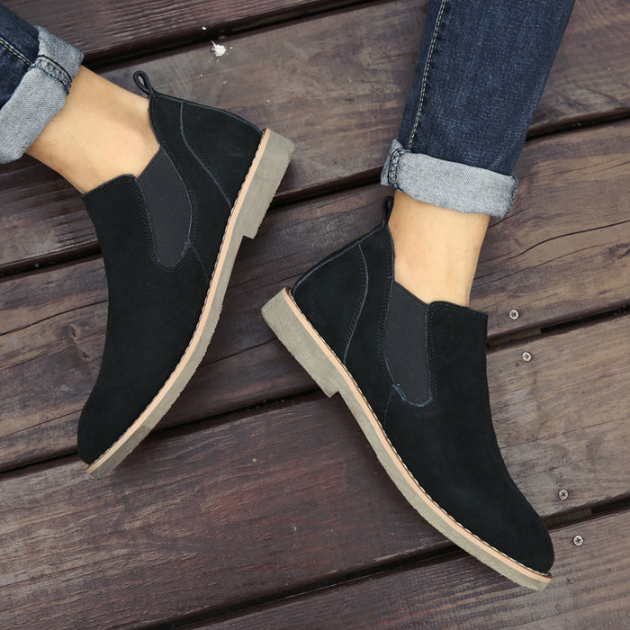 Pánské podzimní boty v retro stylu Pull-On