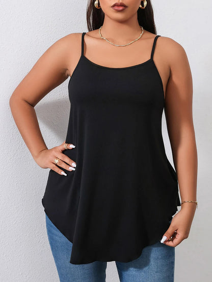 Vardi Dante™ Sanne Plus-Size Top | Trendy tričko bez rukávů
