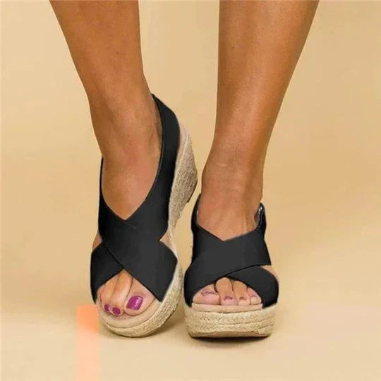 Karen® | Elegantní sandály v espadrilkách Chic