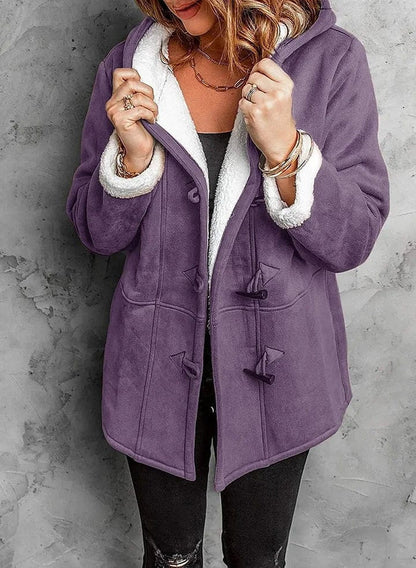 Valentina™ | Kabát s kapucí Cashmere Look