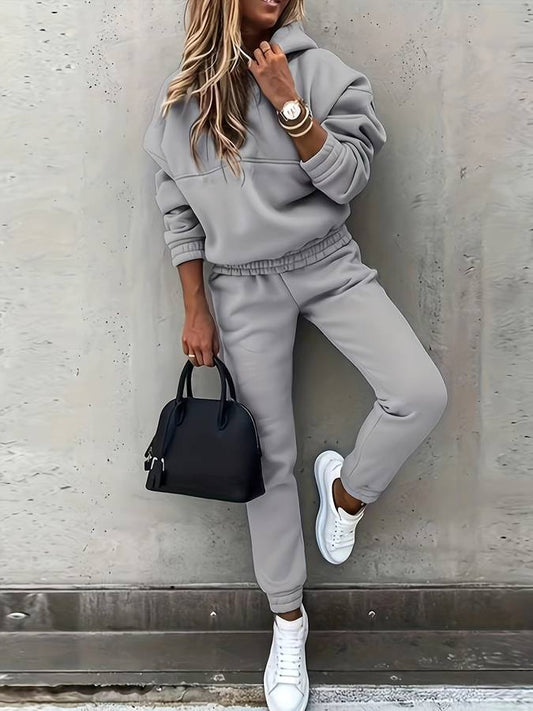 Heidi Fashion - Pohodlná šedá zimní souprava pro ženy