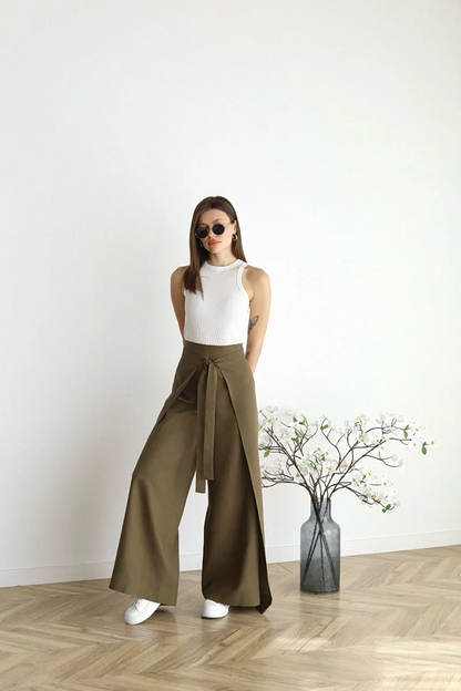 Acantha - Elegantní široké kalhoty pro ženy
