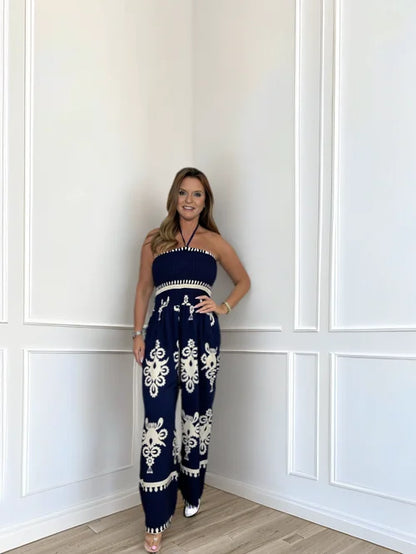 Bernadine - Elegantní kombinéza na ramínka