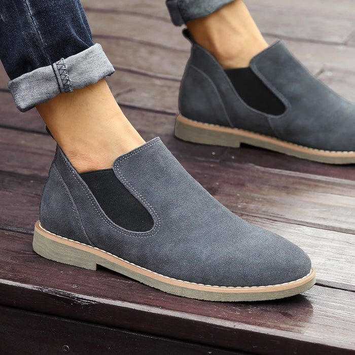 Pánské podzimní boty v retro stylu Pull-On
