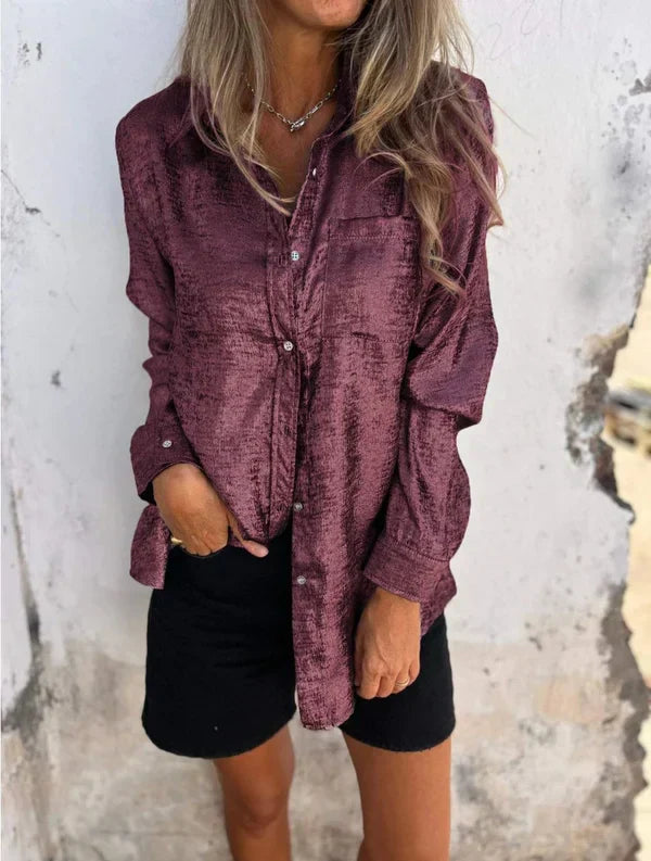 Quinn | Elegantní semišová košile