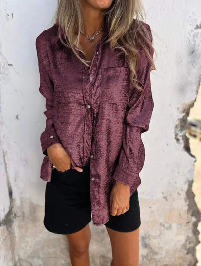 Quinn | Elegantní semišová košile