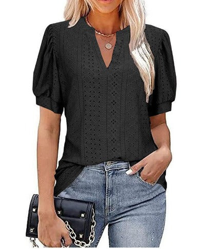 Lena | Elegantní dámská halenka s nadýchanými rukávy