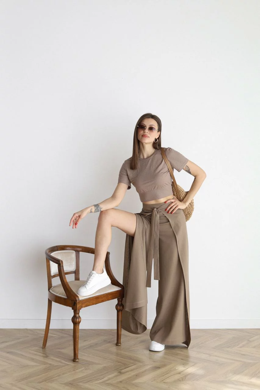 Acantha - Elegantní široké kalhoty pro ženy