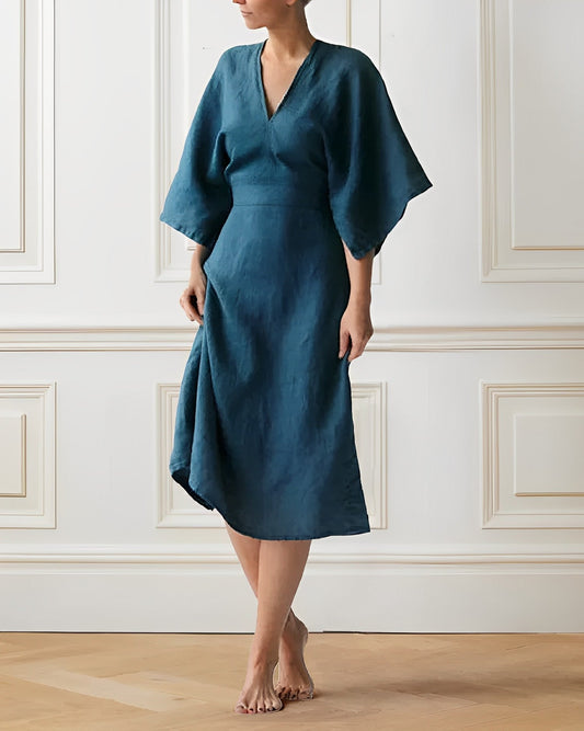 Eleanor - Elegantní lněné šaty
