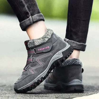 Richelle Shoes | Kožené kotníkové boty s fleecovou podšívkou