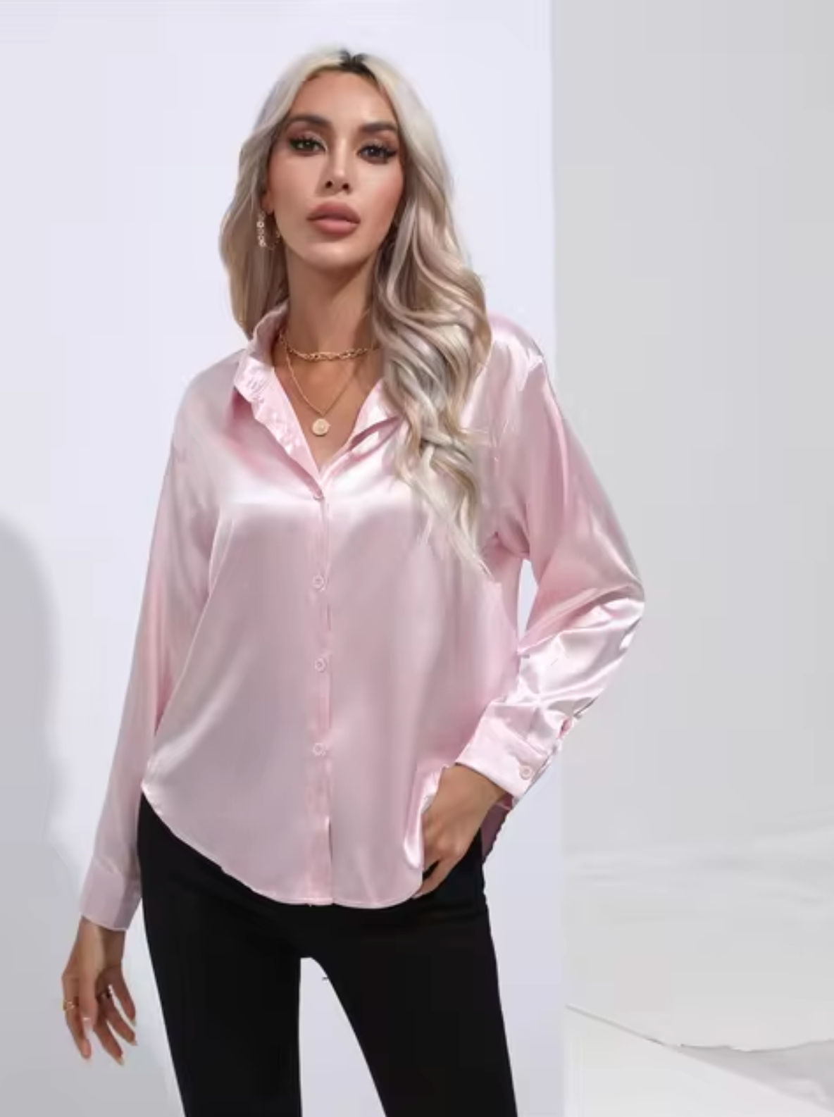Eline | Luxusní halenka s dlouhými rukávy