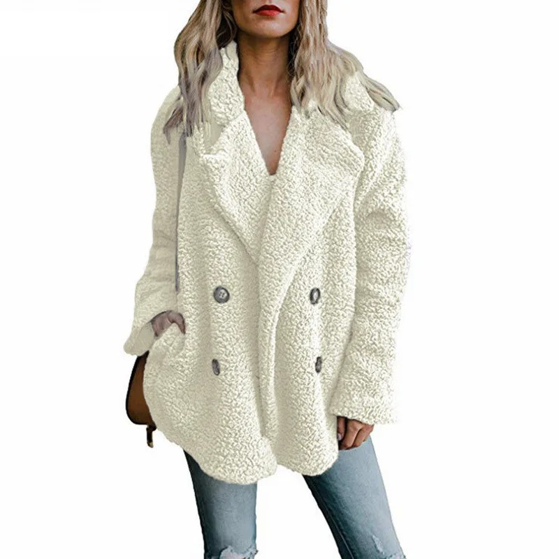Albertha Coat | Dámský kabát Teddy Coat