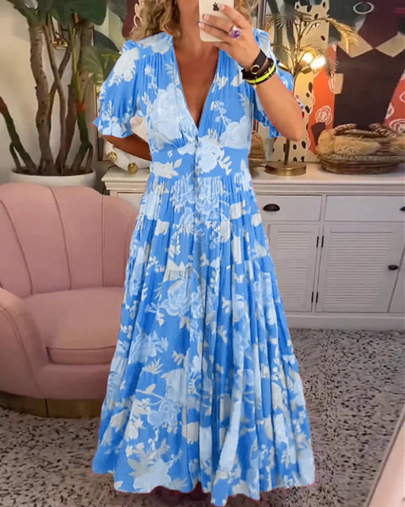 LD dlouhé šaty se splývavou elegancí
