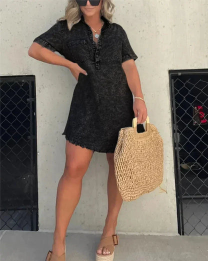 Dress Denim košile-blůza