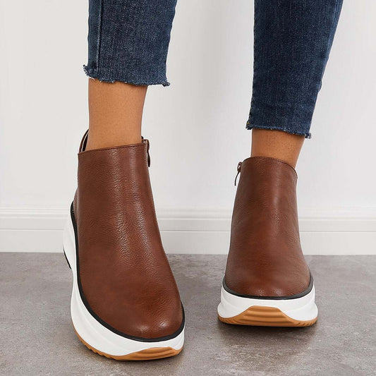 Elegantní dámské tenisky Slip-On Sleeve Heel Boots