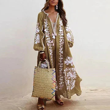 Bridgett - Oversized šaty s vintage potiskem