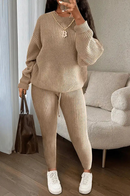 Karina - Klassiek Fit Sweater Set voor Vrouwen