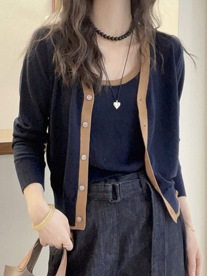Vesta Elvia | Sada vest Casual Gebreid