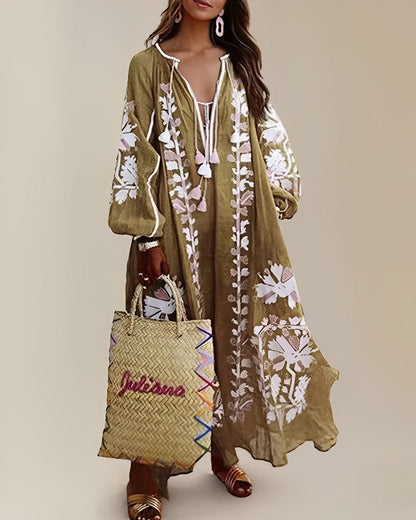 Lovia - Volné retro boho šaty
