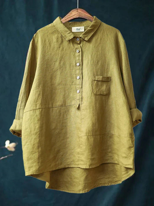 Madeleine | Dámská ležérní halenka s dlouhým rukávem | Button Down