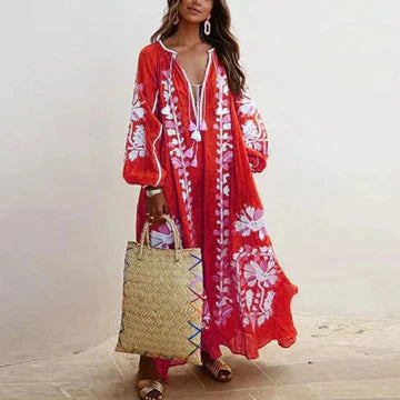 Bridgett - Oversized šaty s vintage potiskem