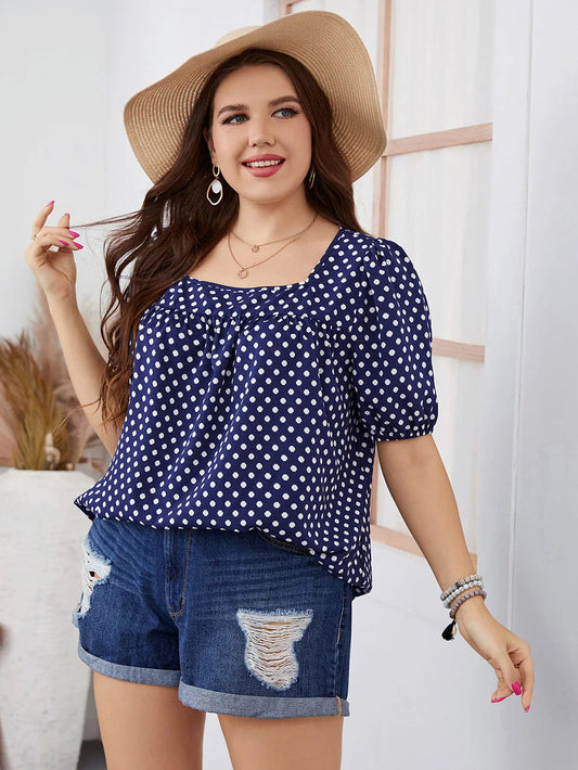 Vardi Dante™ Jade Plus-Size Top | Letní a stylové oblečení