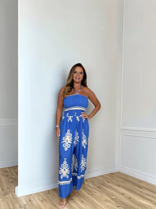 Bernadine - Elegantní kombinéza na ramínka