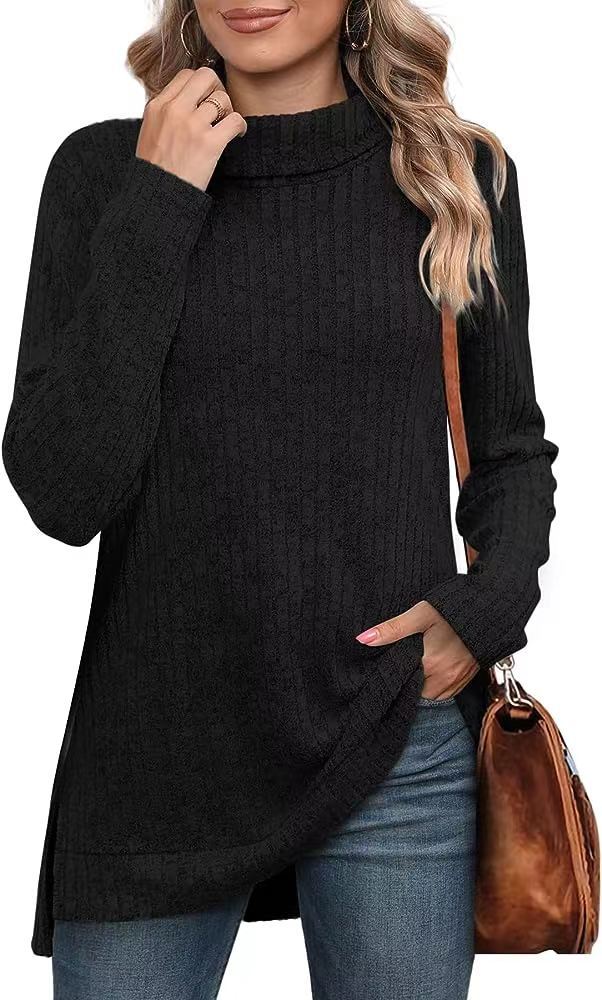 Alani - Elegantní pletený svetr s rolákem pro ženy