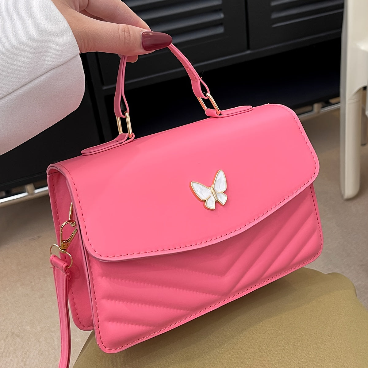 Sophie | Trendy crossbody kabelka a taška přes rameno v jednobarevném provedení