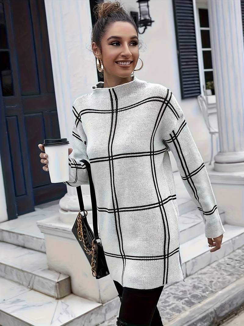 Shanna | Kostkovaná mikina